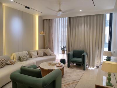 Living Room Image of 1050 Sq.ft 1 BHK Builder Floor for rent in Ambience Caitriona, DLF Phase 3 Gurgaon for Rs. 30500