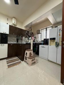 Kitchen Image of 1695 Sq.ft 3 BHK Apartment / Flat for rent in Skyline Mansion, Elamkulam Kochi for Rs. 47000