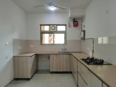 Kitchen Image of 1000 Sq.ft 3 BHK Apartment / Flat for rent in Sheth Zuri, Thane West Thane for Rs. 60000