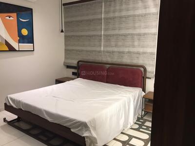 Bedroom Image of 1250 Sq.ft 3 BHK Apartment / Flat for rent in Vaishno Devi Circle Ahmedabad for Rs. 33000