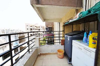 Balcony Image of 627 Sq.ft 1 BHK Apartment / Flat for sale in Surya Vaibhav, Thergaon Pune for Rs. 5200000