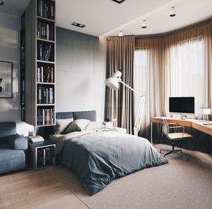 Bedroom Image of 900 Sq.ft 1 BHK Apartment / Flat for sale in Modern Housing Complex, Manimajra Chandigarh for Rs. 7500000