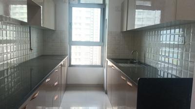 Kitchen Image of 750 Sq.ft 2 BHK Apartment / Flat for rent in Kalpataru Immensa, Thane West Thane for Rs. 40000