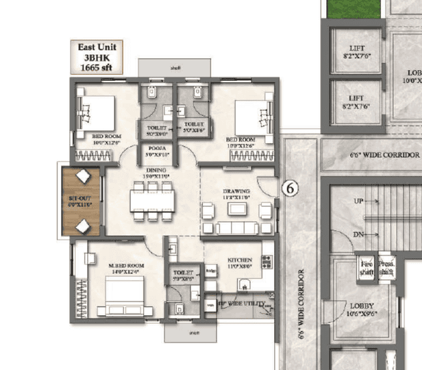 Tellapur Floor Plan 1