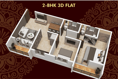 Image of 630 Sq.ft 1 BHK Apartment / Flat for sale in Kashele, Thane for Rs. 2835000