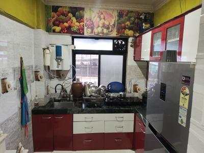 Kitchen Image of 650 Sq.ft 1 BHK Apartment / Flat for sale in Kamothe Navi Mumbai for Rs. 6200000