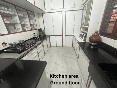 Kitchen Image of 2200 Sq.ft 3 BHK Independent House for rent in Vasanth Nagar Bengaluru for Rs. 120000