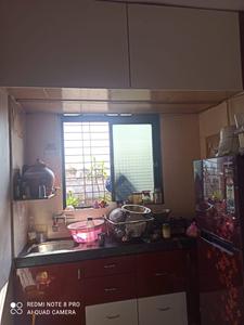 Kitchen Image of 450 Sq.ft 1 BHK Apartment / Flat for sale in Thane West Thane for Rs. 2700000