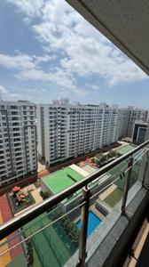 Balcony Image of 1279 Sq.ft 3 BHK Apartment / Flat for rent in Gera World Of Joy, Upper Kharadi Pune for Rs. 50000