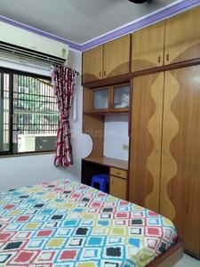 Bedroom Image of 1200 Sq.ft 3 BHK Apartment / Flat for rent in Prajapati Park, Kopar Khairane Navi Mumbai for Rs. 75000