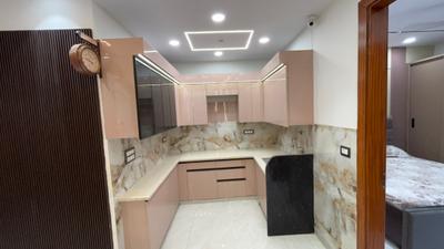Kitchen Image of 810 Sq.ft 3 BHK Apartment / Flat for sale in Dwarka Mor New Delhi for Rs. 8500000