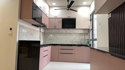 Kitchen Image of 1550 Sq.ft 3 BHK Apartment / Flat for rent in Adani Amogha, Shantigram Ahmedabad for Rs. 50000
