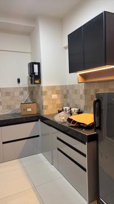 Kitchen Image of 355 Sq.ft 1 RK Apartment / Flat for rent in Puravankara Silversands, Mundhwa Pune for Rs. 35000