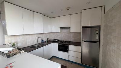 Kitchen Image of 1380 Sq.ft 2 BHK Apartment / Flat for rent in Supertech Supernova, Sector 94 Noida for Rs. 65000