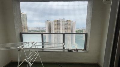 Balcony Image of 730 Sq.ft 1.5 BHK Builder Floor for rent in Amanora Future Towers, Hadapsar Pune for Rs. 40000