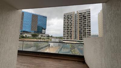 Living Room Image of 990 Sq.ft 2 BHK Apartment / Flat for rent in Majestique Towers East, Upper Kharadi Pune for Rs. 35000