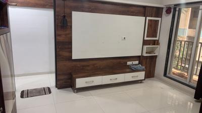 Living Room Image of 550 Sq.ft 1 BHK Apartment / Flat for rent in Atlantic Jewels, Hiranandani Estate Thane for Rs. 30000