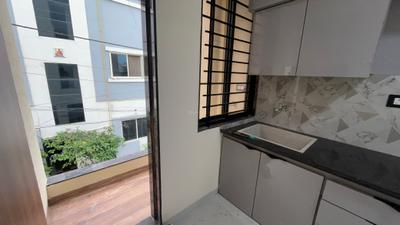 Kitchen Image of 650 Sq.ft 1 BHK Apartment / Flat for rent in Mahalakshmi Nagar Indore for Rs. 19000
