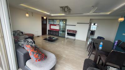 Living Room Image of 1730 Sq.ft 3 BHK Apartment / Flat for rent in Hiranandani Tribeca, Hiranandani Estate Thane for Rs. 90000
