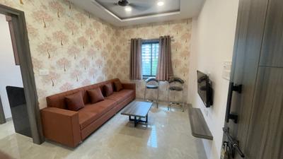 Living Room Image of 400 Sq.ft 1 BHK Builder Floor for rent in Scheme No 113 Indore for Rs. 22500