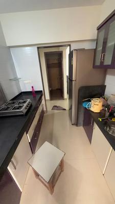 Kitchen Image of 850 Sq.ft 2 BHK Apartment / Flat for rent in Madhav Palacia, Hiranandani Estate Thane for Rs. 35000