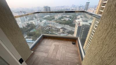 Balcony Image of 1000 Sq.ft 3 BHK Apartment / Flat for rent in VJ Yashwin Supernova, Wakad Pune for Rs. 41000