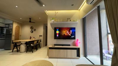 Living Room Image of 1550 Sq.ft 3 BHK Apartment / Flat for sale in Kaveri Soham Vistara, Shilaj Ahmedabad for Rs. 9800000