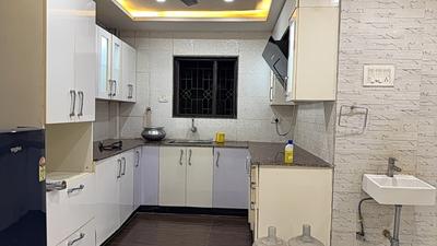 Kitchen Image of 1395 Sq.ft 3 BHK Builder Floor for sale in Tiljala Kolkata for Rs. 6500000