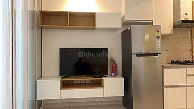 Living Room Image of 500 Sq.ft 1 BHK Apartment / Flat for rent in L And T Raintree Boulevard, Sahakara Nagar Bengaluru for Rs. 45000