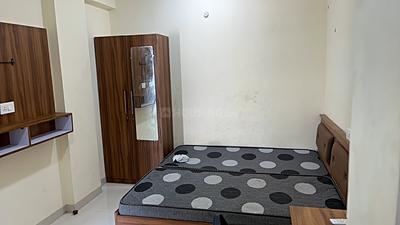 Bedroom Image of 450 Sq.ft 1 RK Independent House for rent in Mahalakshmi Nagar Indore for Rs. 13000