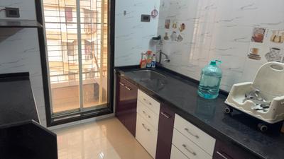 Kitchen Image of 680 Sq.ft 1 BHK Apartment / Flat for sale in Shree Niraj Riveria, Kalyan West Kalyan for Rs. 4475000