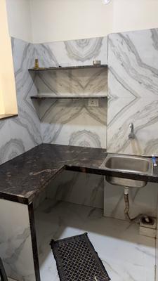 Kitchen Image of 400 Sq.ft 1 RK Independent House for rent in Sukhliya Indore for Rs. 14000