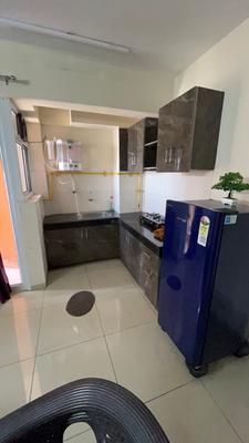 Kitchen Image of 600 Sq.ft 1 BHK Apartment / Flat for rent in Wave Dream Homes, Wave City Ghaziabad for Rs. 18000