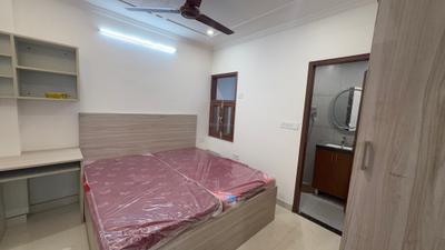 Bedroom Image of 550 Sq.ft 1 BHK Builder Floor for rent in DDA Akshardham Apartments, Sector 19 Dwarka New Delhi for Rs. 25000