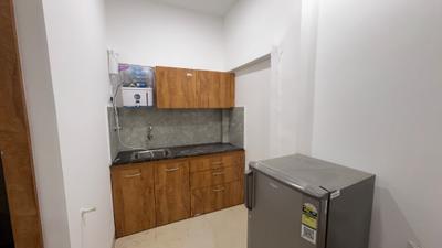 Kitchen Image of 1500 Sq.ft 1 RK Apartment / Flat for rent in Mahalakshmi Nagar Indore for Rs. 14000