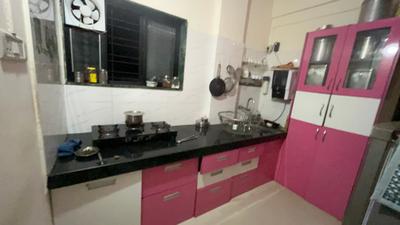 Kitchen Image of 818 Sq.ft 2 BHK Apartment / Flat for sale in Sangamnagar Satara for Rs. 3600000