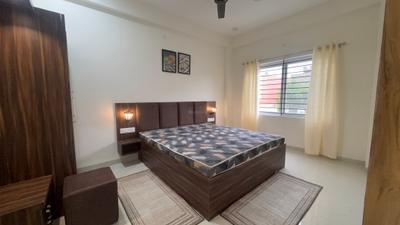 Bedroom Image of 650 Sq.ft 1 BHK Apartment / Flat for rent in Mahalakshmi Nagar Indore for Rs. 23500