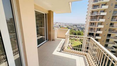 Balcony Image of 1500 Sq.ft 3 BHK Apartment / Flat for rent in Sushma Chandigarh Grande, Gazipur Zirakpur for Rs. 30000