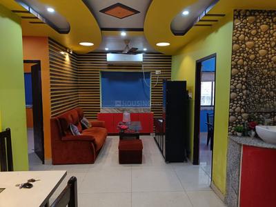Hall Image of 1300 Sq.ft 3 BHK Builder Floor for rent in Kalikapur, EM Bypass Kolkata for Rs. 27000