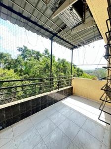Balcony Image of 1300 Sq.ft 3 BHK Apartment / Flat for rent in Warje Pune for Rs. 37000