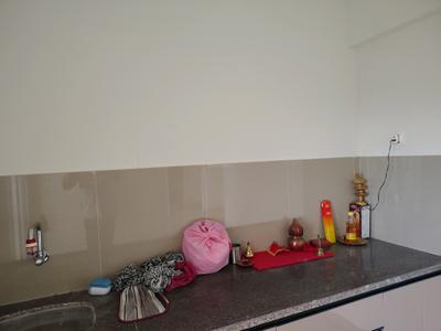 Kitchen Image of 700 Sq.ft 1 BHK Apartment / Flat for rent in Sahil Pride Residency Daffodil, Kasarvadavali Thane for Rs. 16520