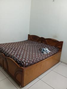 Bedroom Image of 700 Sq.ft 2 BHK Builder Floor for rent in Karelibagh Vadodara for Rs. 14000