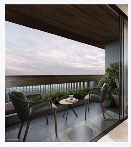 Balcony Image of 1100 Sq.ft 3 BHK Apartment / Flat for sale in Rameshwar City, Naranpura Ahmedabad for Rs. 9988000