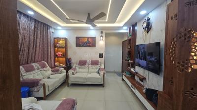 Living Room Image of 1000 Sq.ft 3 BHK Apartment / Flat for sale in Skyi Star City, Dhayari Pune for Rs. 7800000