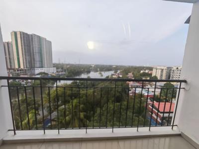 Balcony Image of 1650 Sq.ft 3 BHK Apartment / Flat for sale in Santhi Riverdale, Vyttila Kochi for Rs. 10500000
