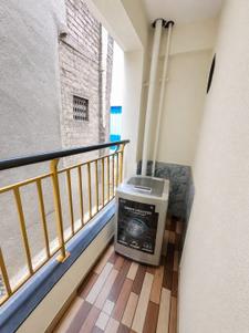 Balcony Image of 600 Sq.ft 1 BHK Apartment / Flat for rent in Chandan Nagar Pune for Rs. 23000