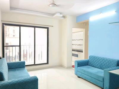 Living Room Image of 650 Sq.ft 1 BHK Apartment / Flat for rent in Dynamic Crest Phase I Rimo Everest, Khidkali Thane for Rs. 14000
