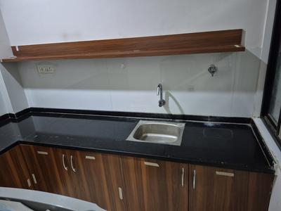 Kitchen Image of 450 Sq.ft 1 BHK Builder Floor for rent in Mahalakshmi Nagar Indore for Rs. 17000