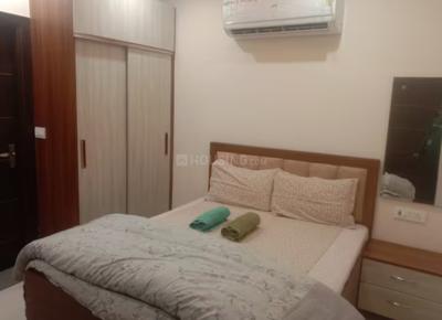 Bedroom Image of 1200 Sq.ft 3 BHK Independent House for rent in Sector 27 Noida for Rs. 40000