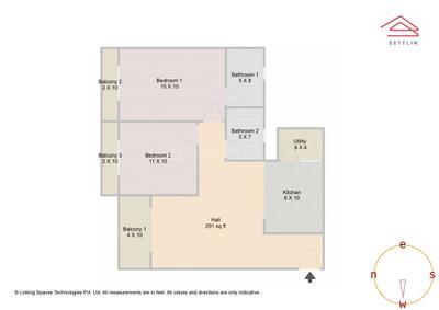 Image of 1173 Sq.ft 2 BHK Apartment / Flat for sale in Goyal Orchid Whitefield by Goyal &amp; co | Hariyana Group, Whitefield, Bengaluru for Rs. 17900000
